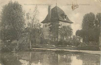 CPA FRANCE 69 "Villefranche sur Saône, Chateau de Foncraine"