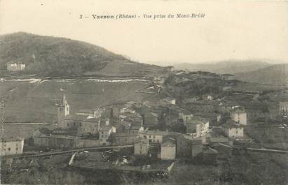 CPA FRANCE 69 "Yzeron, vue prise du Mont Brûlé"