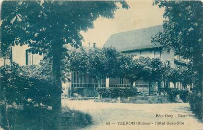 CPA FRANCE 69 "Yzeron, Hotel Beau site"