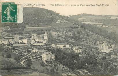 CPA FRANCE 69 "Yzeron, vue générale"