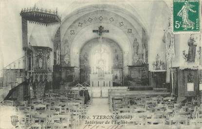 CPA FRANCE 69 "Yzeron, Intérieur de l'Eglise"