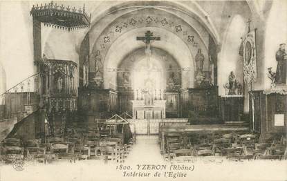 CPA FRANCE 69 "Yzeron, Intérieur de l'Eglise"