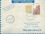Poste Aerienne MARCOPHILIE POSTE AERIENNE MONDE "DAKAR / SENEGAL" sur Enveloppe