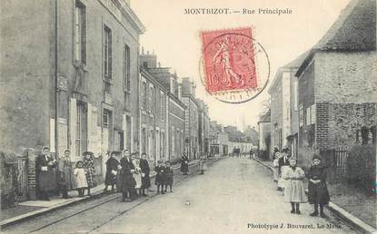 / CPA FRANCE 72 "Montbizot, rue principale"