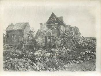 CPA / PHOTOGRAPHIE FRANCE 25 "Montfaucon" / DESTRUCTION APRES GUERRE