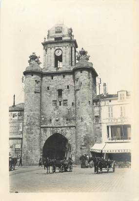 CPA / PHOTOGRAPHIE FRANCE 17 "La Rochelle, la Tour de l'Horloge, 1923"