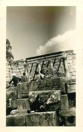 CPA / PHOTOGRAPHIE ISRAEL "Capharnaüm, 1960, la synagogue"