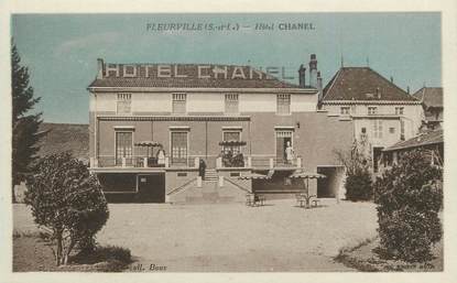 / CPA FRANCE 71 "Fleurville, hôtel Chanel"