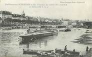 71 SaÔne Et Loire / CPA FRANCE 71 "Chantiers de Chalon sur Saone, ets Schneider" / SUBMERSIBLE