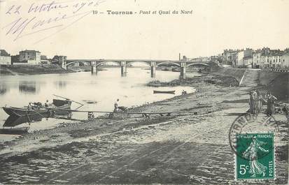 / CPA FRANCE 71 "Tournus, pont et quai du Nord"