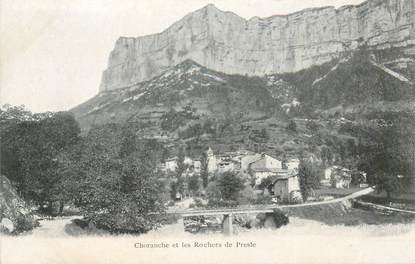 CPA FRANCE 38 "Choranche et les Rochers de Presle" / 1er tirage