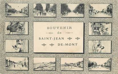 / CPA FRANCE 85 "Souvenir de Saint Jean de Mont"