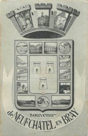 / CPA FRANCE 76 "Souvenir de Neufchâtel en Bray"