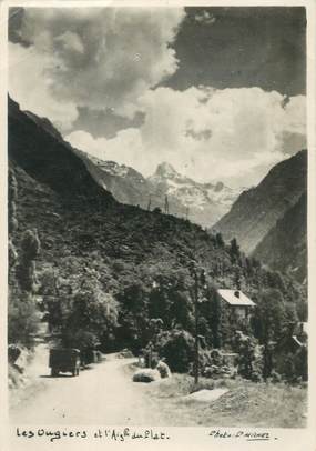 CPA / CARTE PHOTO FRANCE 38 "Les Ougiers et l'Aiguille du Plat"