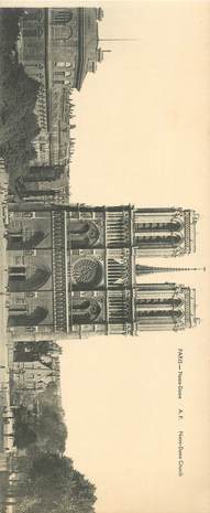 CPA PANORAMIQUE FRANCE 75 "PARIS, Notre Dame"