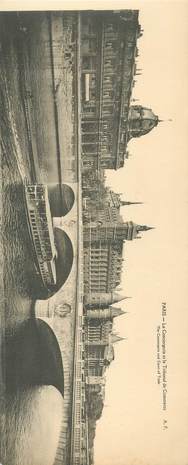 CPA PANORAMIQUE FRANCE 75 "PARIS, La Conciergerie et le Tribunal de Commerce"