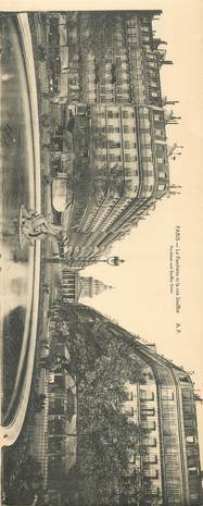 CPA PANORAMIQUE FRANCE 75 "PARIS, Le Panthéon et la rue Soufflot"