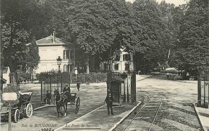 / CPA FRANCE 75016 "Paris, Bois de Boulogne, la porte de Suresnes"