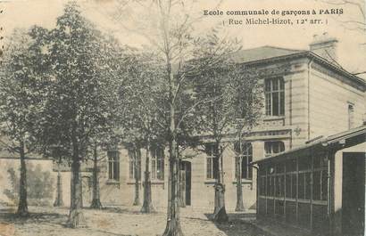 / CPA FRANCE 75012 "Paris, école communale de garçons"