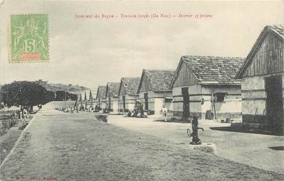 CPA NOUVELLE CALEDONIE "Ile Nou, intérieur du camp des travaux forcés" / BAGNE