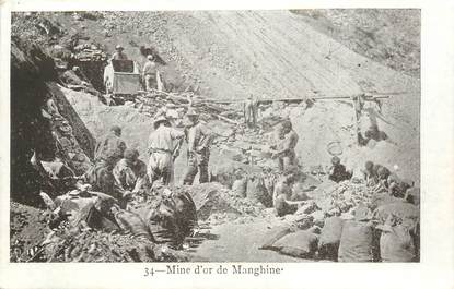 CPA NOUVELLE CALEDONIE "Mine d'Or de Manghine" / BAGNE / BAGNARD ??