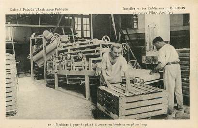 / CPA FRANCE 75004 "Paris, usine à Pain de l'assistance publique"