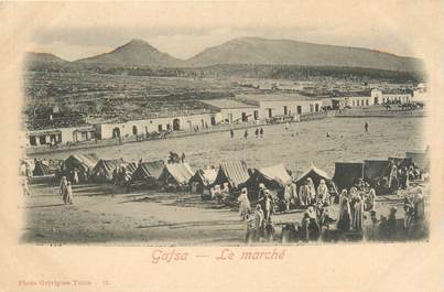 CPA TUNISIE "Gafsa, le Marché"