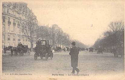 CPA FRANCE PARIS / PARIS VECU "Les Champs Elysées"