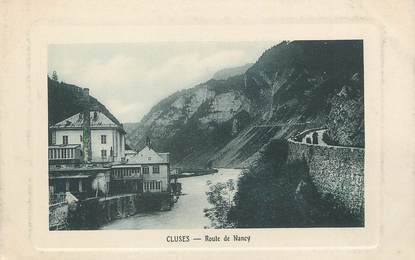 / CPA FRANCE 74 "Cluses, route de Nancy"