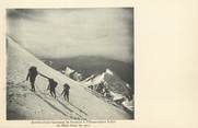 74 Haute Savoie / CPA FRANCE 74 "Arrivée d'une caravane de porteurs à l'observatoire Vallot au Mont Blanc en 1913"