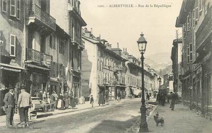 / CPA FRANCE 73 "Albertville, rue de la république"