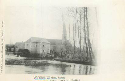 / CPA FRANCE 72 "Nogent sur Loir, l'église"