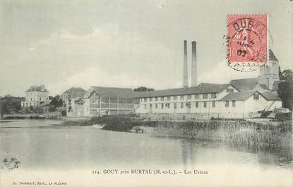 / CPA FRANCE 49 "Gouy près Durtal, les usines"