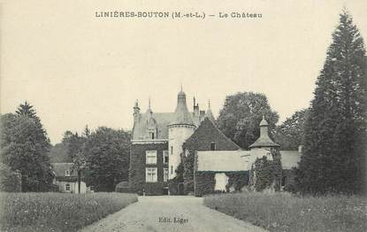 / CPA FRANCE 49 "Linières Bouton, le château"