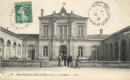 / CPA FRANCE 49 "Montreuil Bellay, la mairie"
