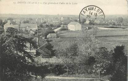/ CPA FRANCE 49 "Denée, vue générale et vallée de la Loire"