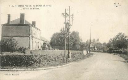 / CPA FRANCE 45 "Pierrefitte ès Bois, l'école de filles"