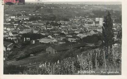 / CPSM FRANCE 38 "Bourgoin, vue générale"