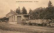 38 Isere / CPA FRANCE 38 "Allevard les Bains, la gare"