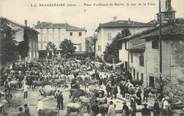 38 Isere / CPA FRANCE 38 "Beaurepaire, place Ferdinand de Barrin"