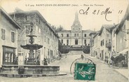 38 Isere / CPA FRANCE 38 "Saint Jean de Bournay, place des Terreaux" 