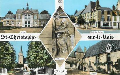 / CPSM FRANCE 37 "Saint Christophe sur le Nais"