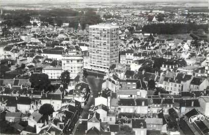 / CPSM FRANCE 36 "Châteauroux, av de la gare, vue générale aérienne"