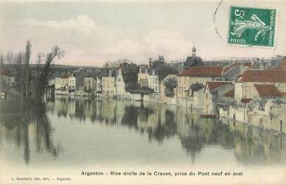/ CPA FRANCE 36 "Argenton, rive droite de la Creuse"
