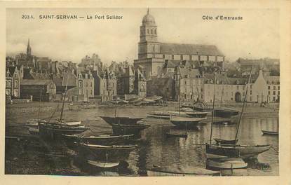 / CPA FRANCE 35 "Saint Servan, le port Solidor"