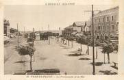 34 Herault / CPA FRANCE 34 "Valras plage, la promenade et la mer"