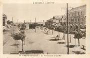 34 Herault / CPA FRANCE 34 "Valras plage, la promenade et la mer"