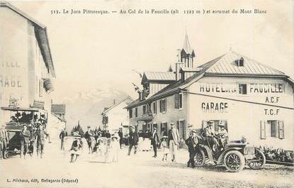 / CPA FRANCE 01 "Au col de la Faucille et sommet du Mont Blanc"
