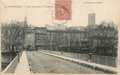 / CPA FRANCE 30 "Sommières, pont Romain"