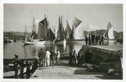 29 Finistere / CPSM FRANCE 29 "Concarneau, groupe de marins"